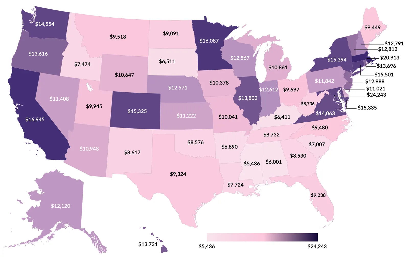 Cost of Daycare by State: childcare overview